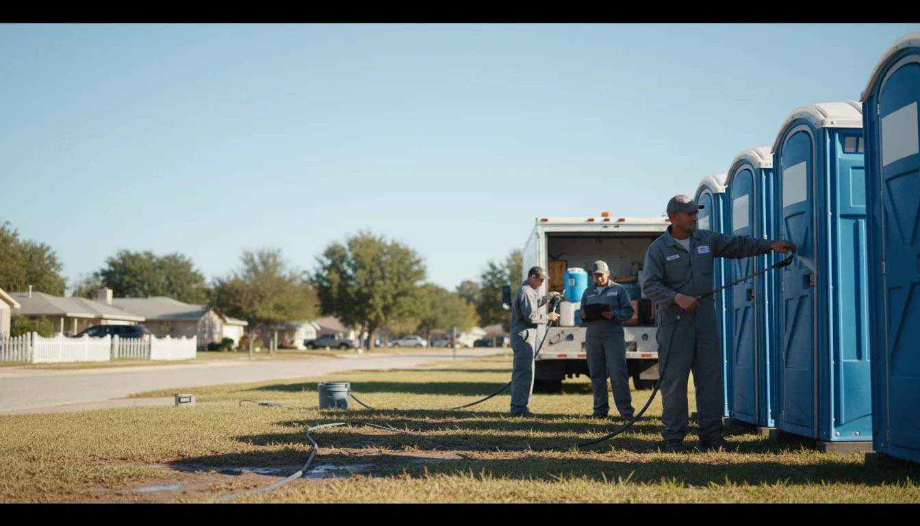 Long-Term Portable Toilet Rental in Roanoke, AL near me